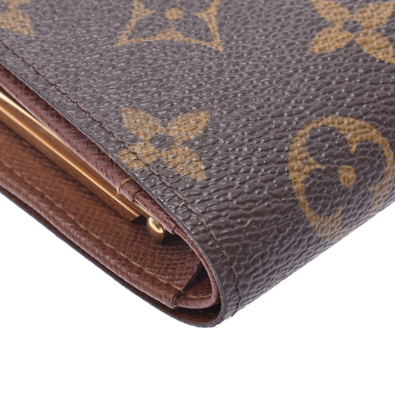 ルイヴィトンポルトフォイユ ヴィエノワ がま口タイプ 14145 ブラウン