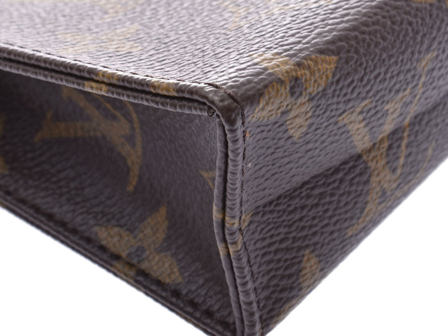 ルイヴィトン モノグラム ポッシュトワレット15 ブラウン M47546