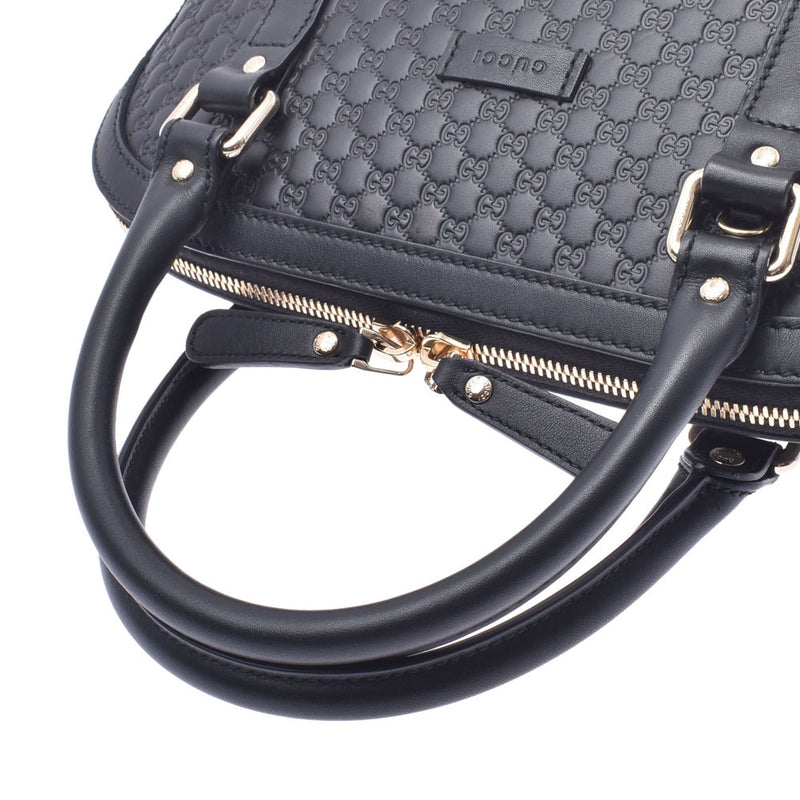 グッチマイクログッチシマ 黒 レディース 2WAYバッグ 449663 GUCCI