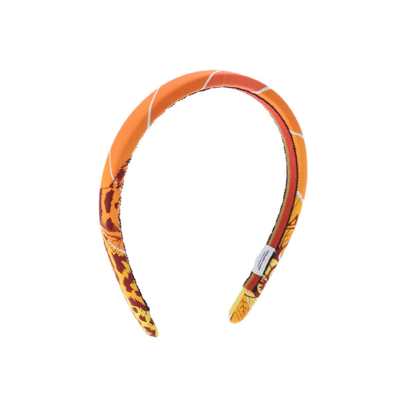 エルメスカチューシャ ヘアバンド オレンジ系 レディース ブランド小物