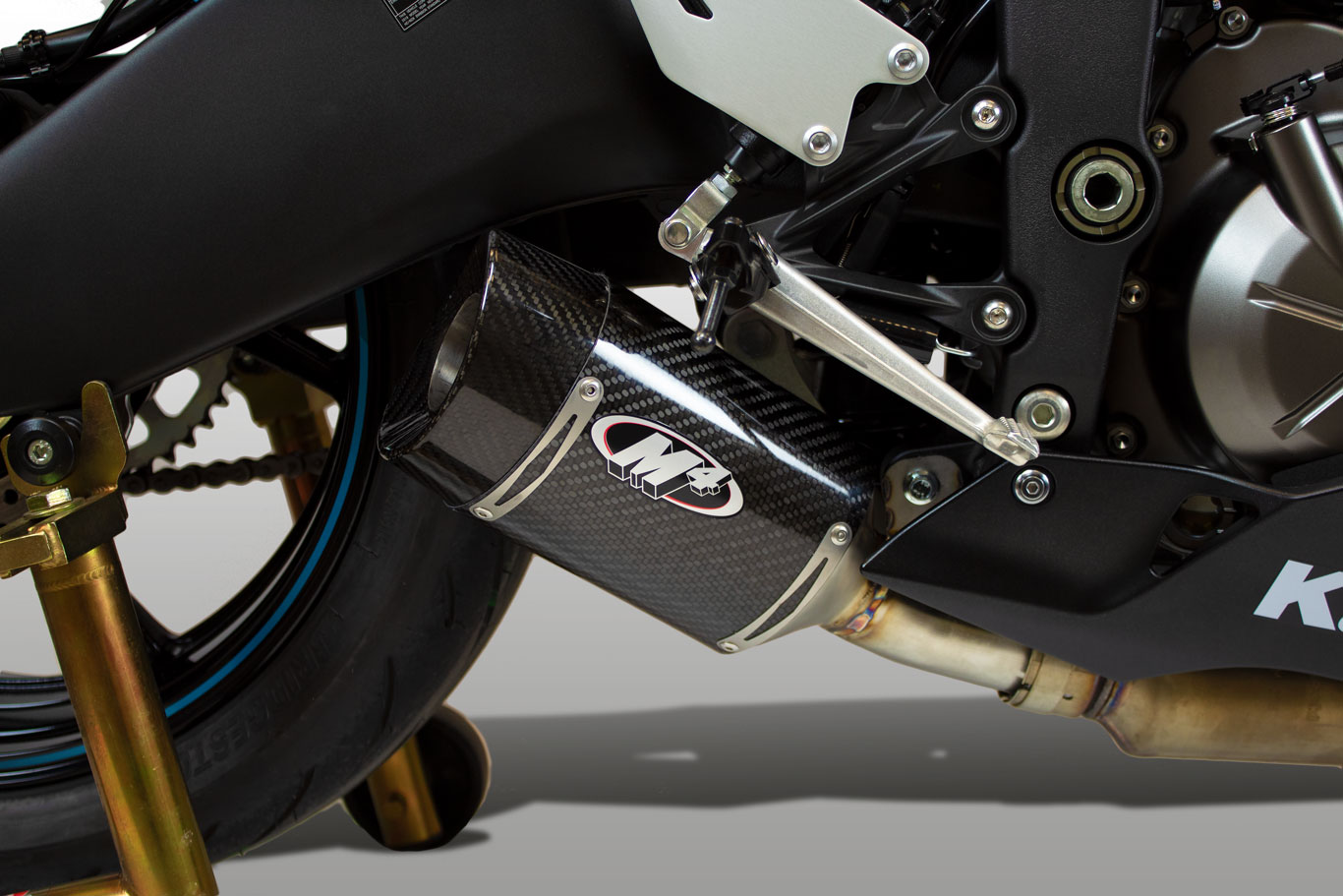 M4 Exhaust ZX-6R 2009-2026 スリップオン Street Slayer カーボン