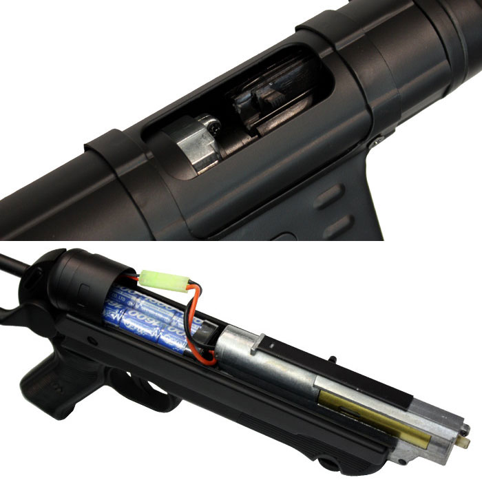 AGM MP40 電動ガン BK【WW2 ドイツ軍タイプ レザースリングセット