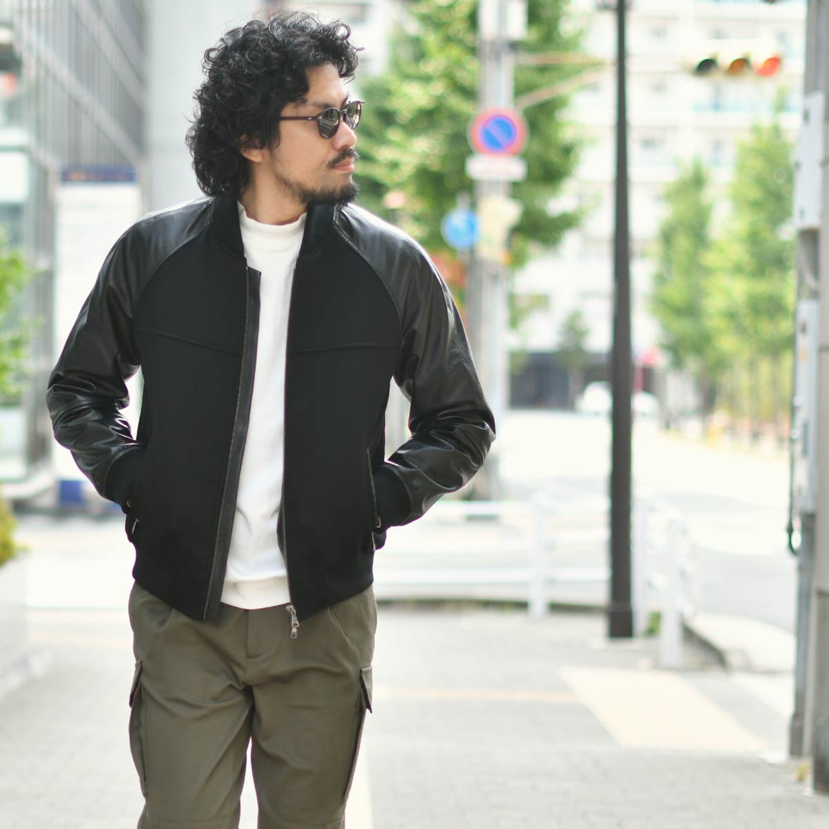 EMMETI【エンメティ】スタジャン ショートブルゾン TAYLOR M SP CALF