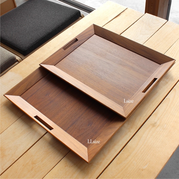 送料無料】「フロアトレイ LL （アッシュ/ウォールナット）」木の大