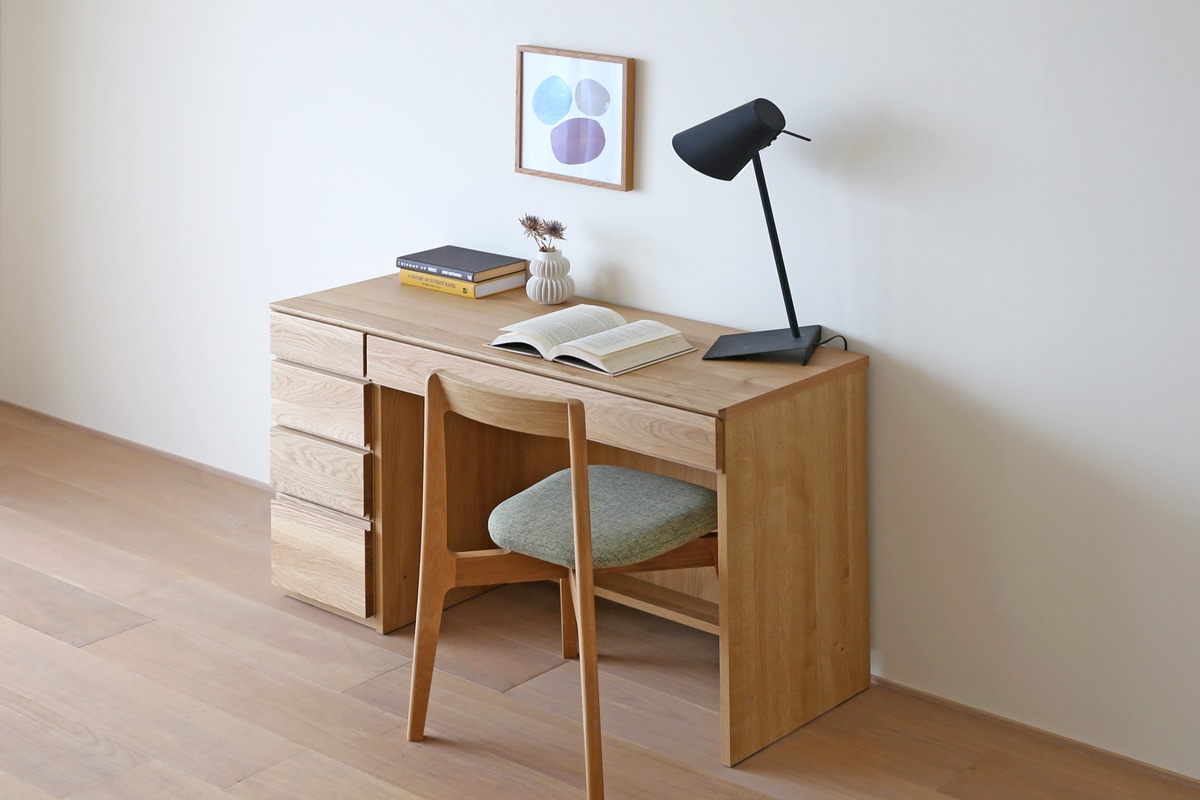 ASTER DESK SET3 120天板 + 30チェスト + 90デスク ※スツール別売 オーク/