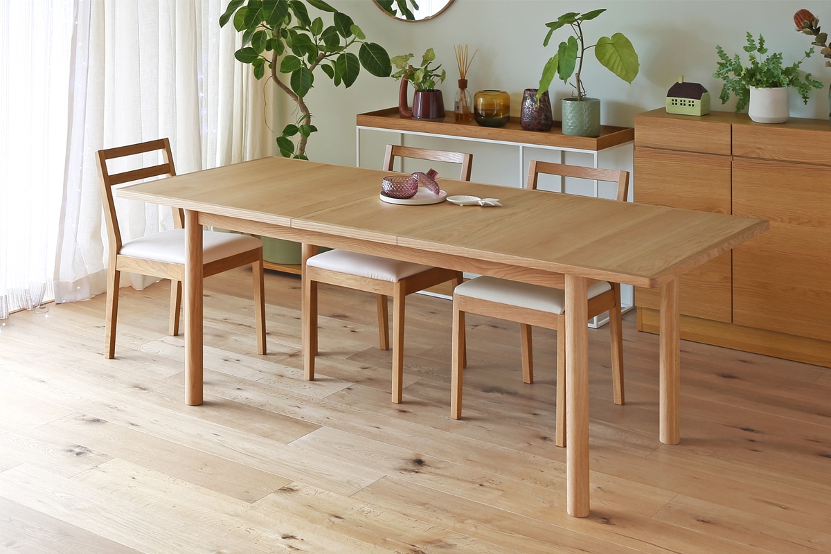 ORP DINING TABLE 伸長式 W140-180 オーク
