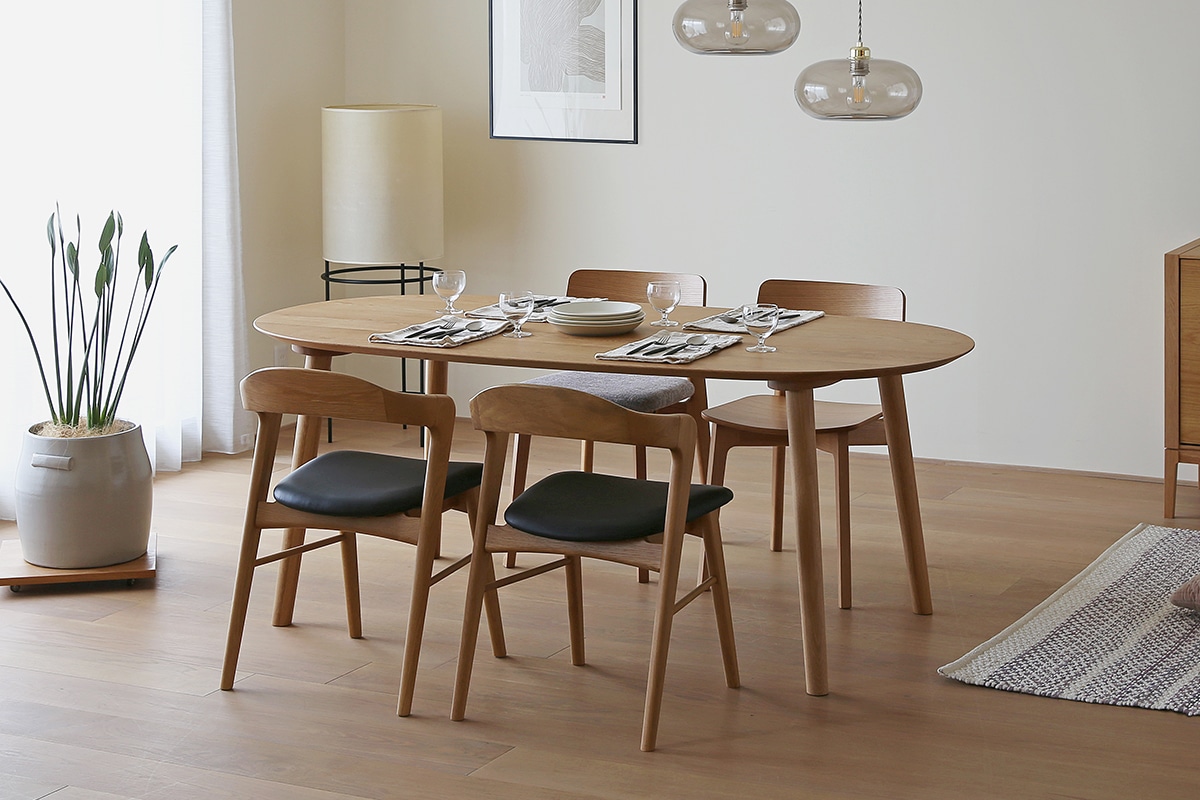 RUBE DINING TABLE ホワイトオーク