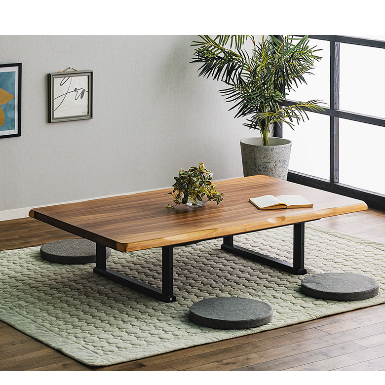 2way ハイ＆ローテーブル 150×90 リビング＆ダイニング兼用 ダイニング