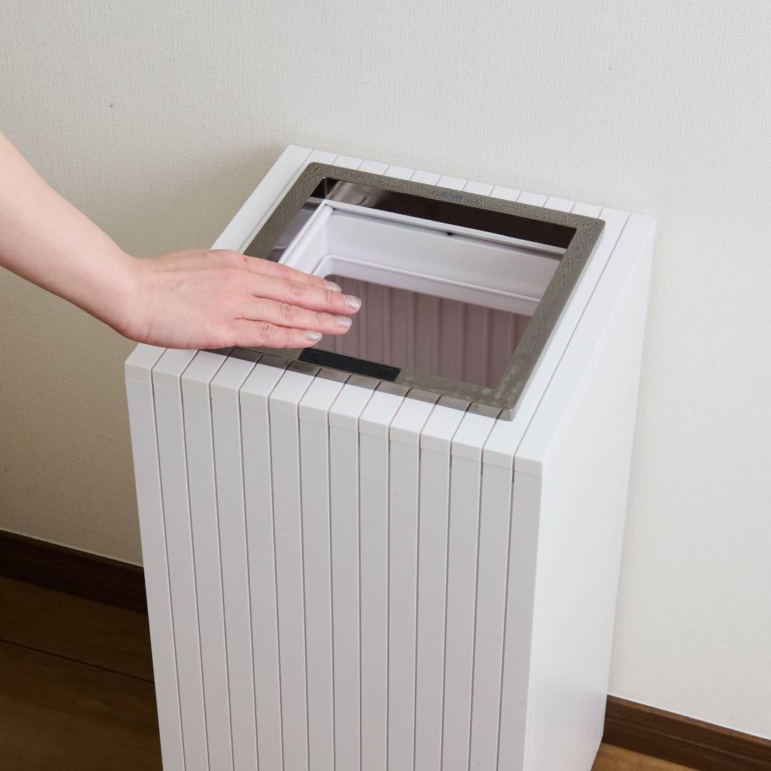 Zita】 SQUARE｜ゴミ箱・ダストボックス,ニオイが漏れないゴミ箱・密閉