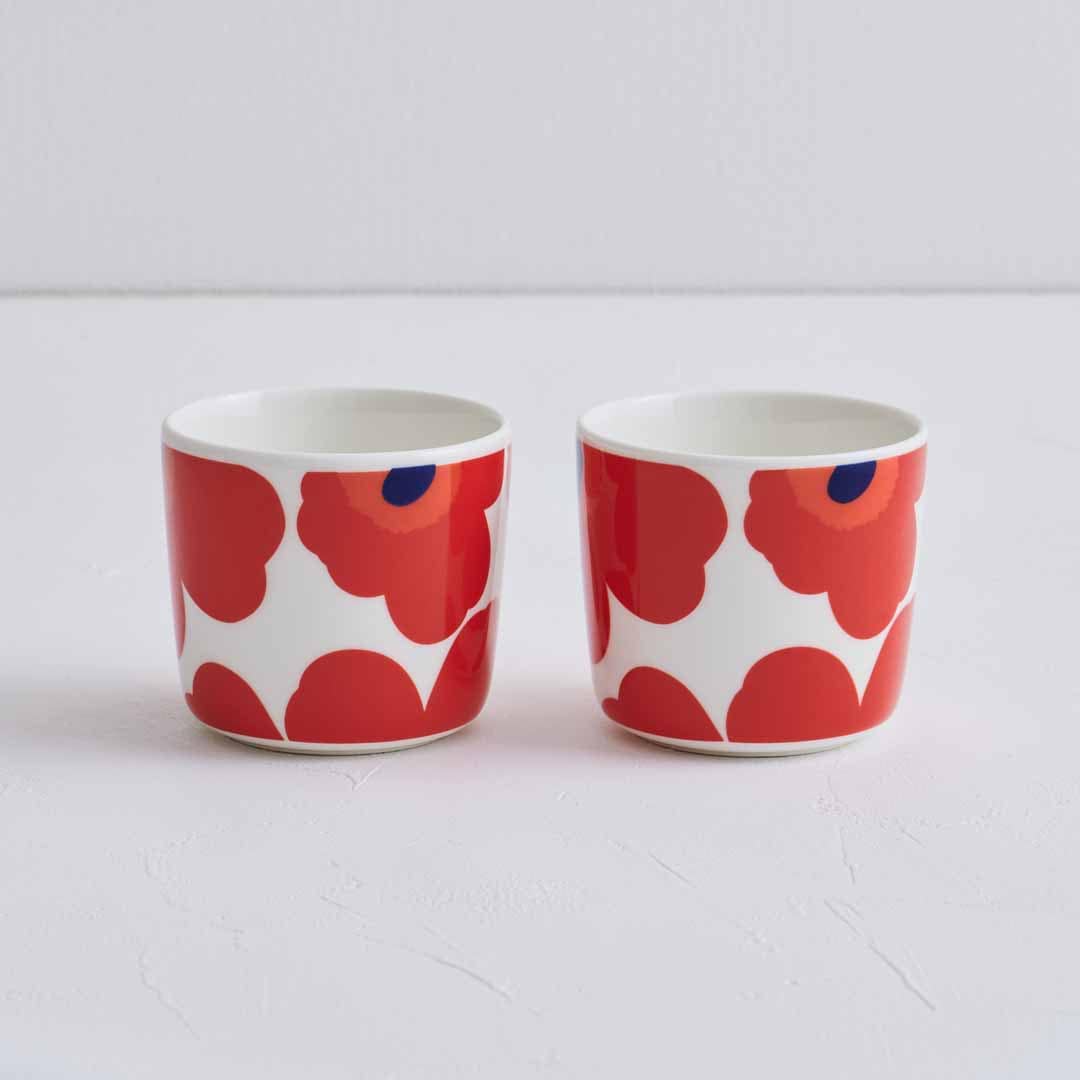 marimekko】 ウニッコ ラテマグ 2個セット レッド｜キッチン用品,食器
