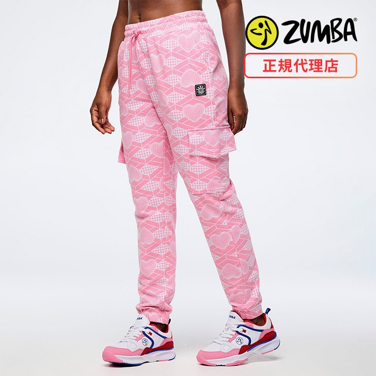 ZUMBA ズンバ 正規品 ウェア レディース パンツ カーゴパンツ 総柄
