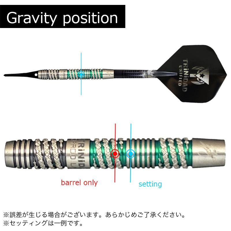 トリニダード リカルドレイジー TRiNiDAD RICARDO LAZY ダーツ バレル