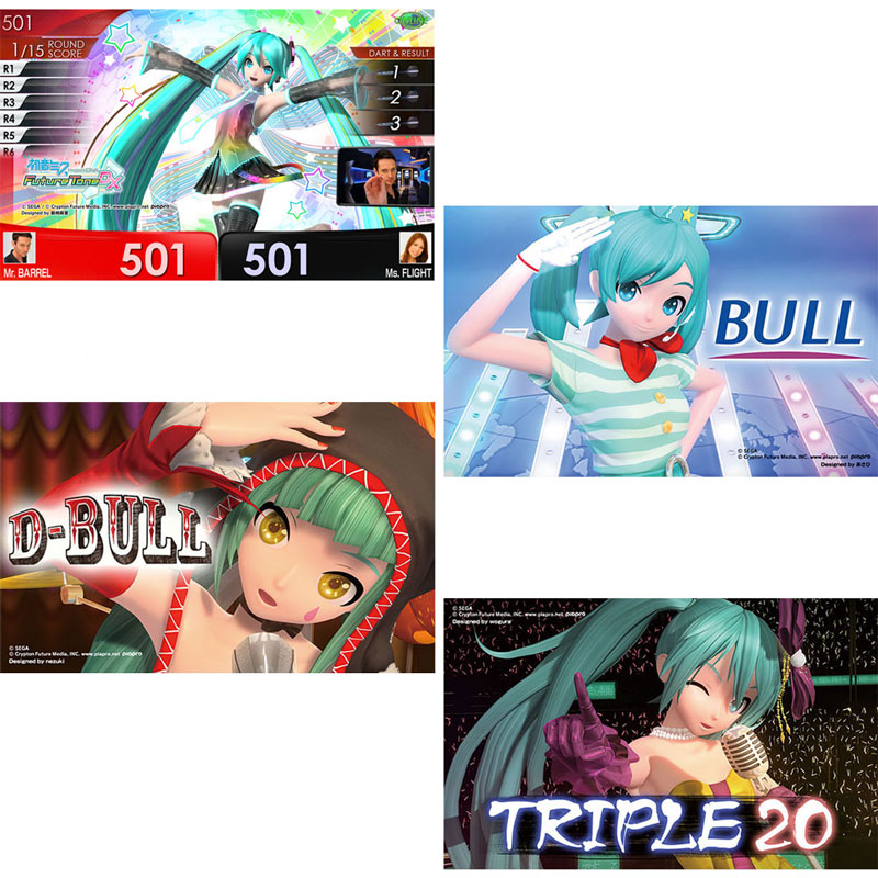 dartslive】 初音ミク Project DIVA Future Tone DX ダーツセット