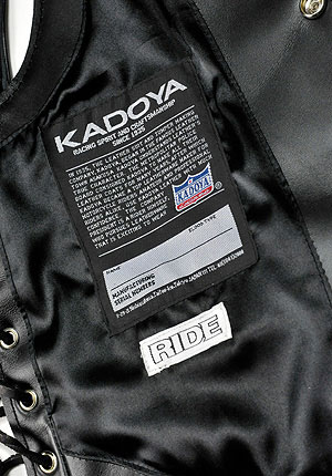 RIDE × KADOYA」コラボ 革ベスト｜モーターマガジン社の通販本店サイト