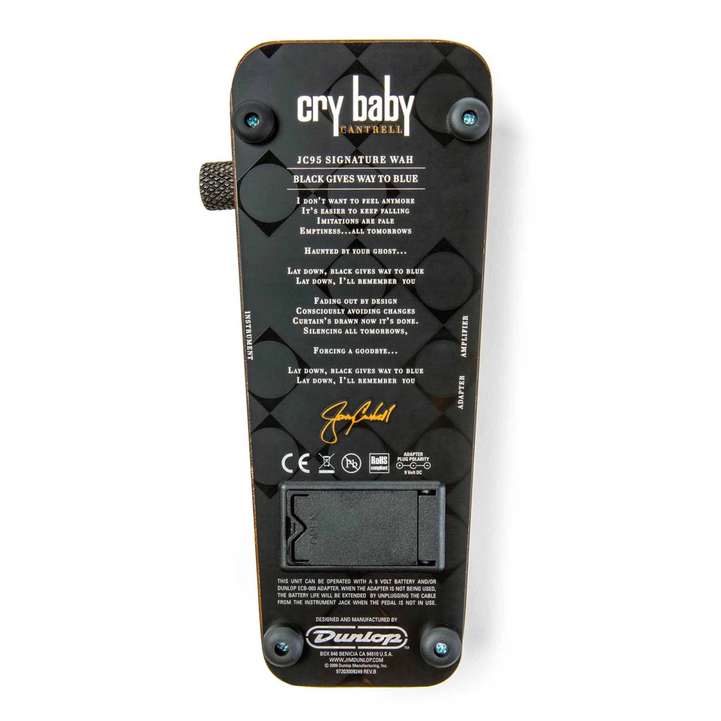 Jim Dunlop Jerry Cantrell Wah Pedal - GigGear