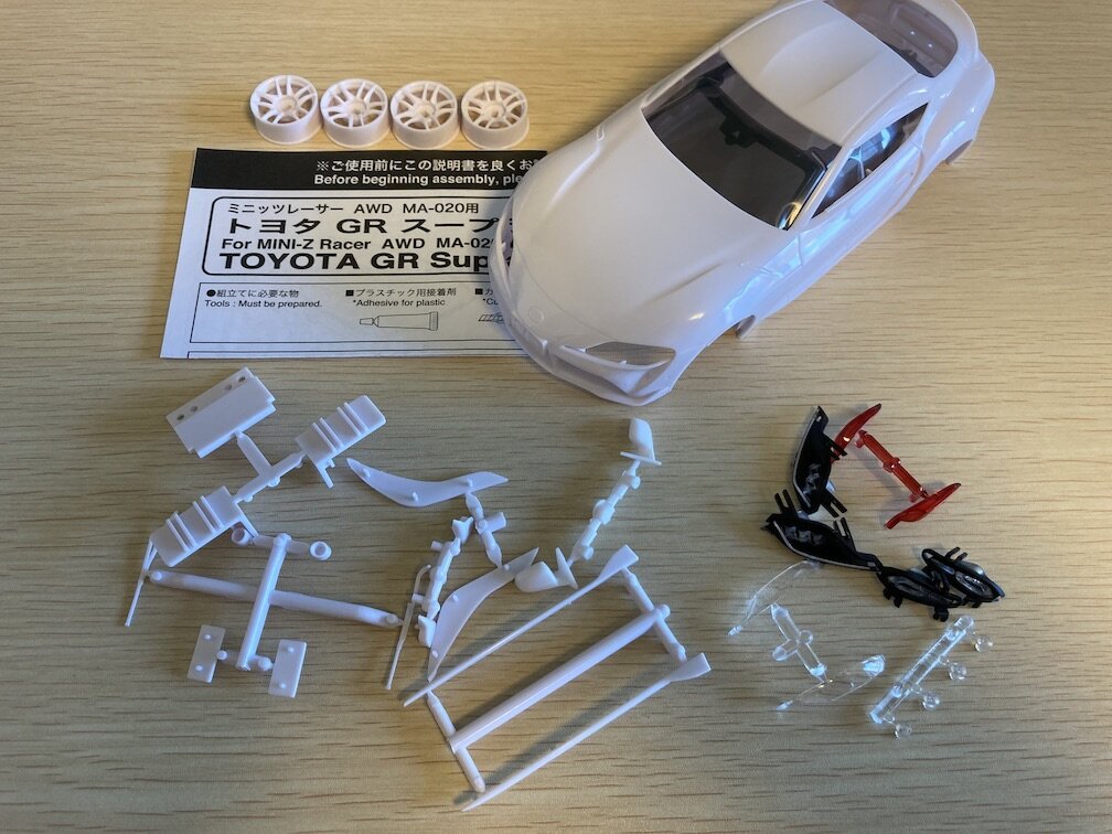 MINI-Z(ミニッツ)走行日誌 GRスープラのボディを作る - ハンチングガールド