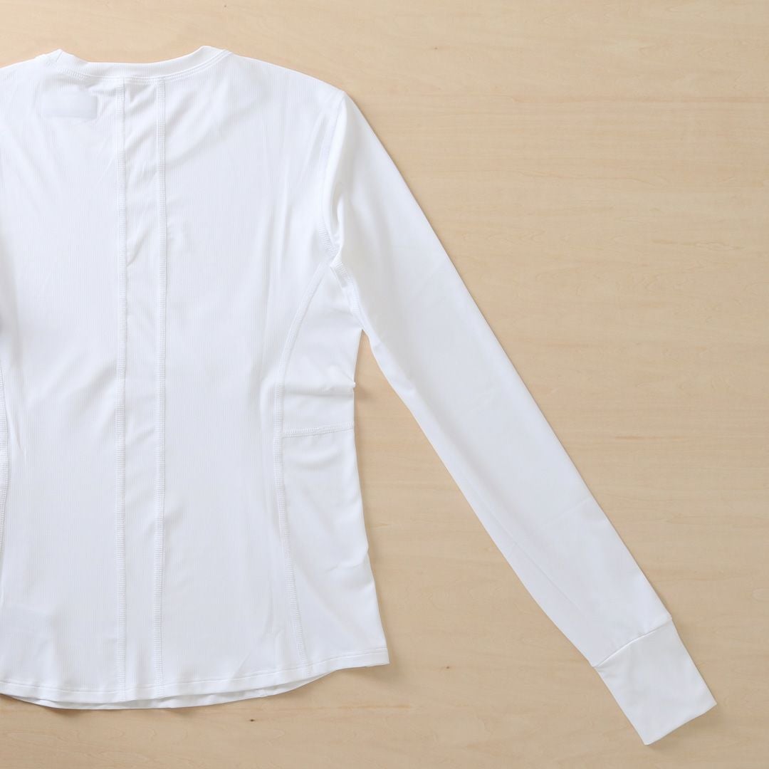 TitanTopタイタントップ|テニスウェア|長袖|Whit|Solar | テニスウェア