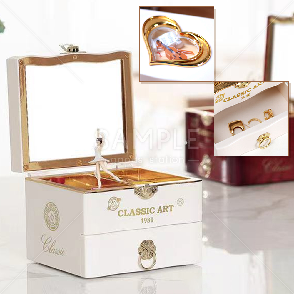 オルゴールボックス ジュエリーボックス オルゴール付き 女の子 誕生日