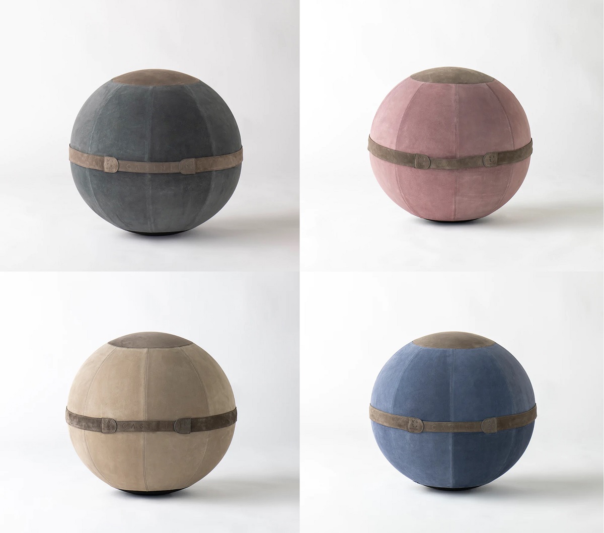 実用性と高級感を兼ね備えた､イタリアンレザー製のバランスボール | GOETHE