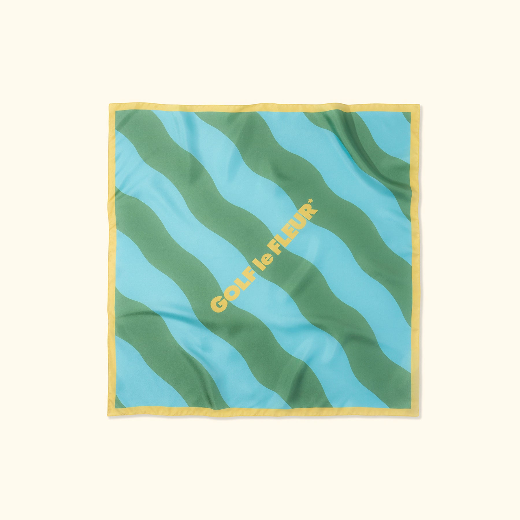 Wavy Stripe Silk Scarf Green – GOLF le FLEUR*