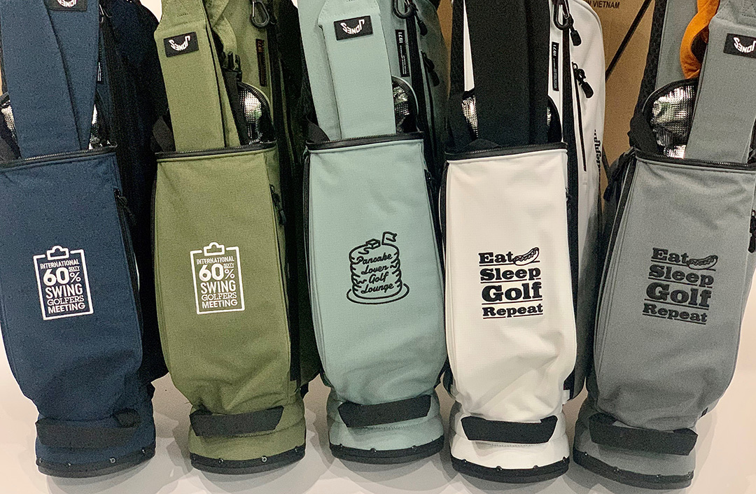 限定】Golfickers×JONES ゴルフキャディバッグ＋ヘッドカバー部分 限定