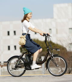 カジュアル＆スタイリッシュデザインの20型コンパクトモデル 電動