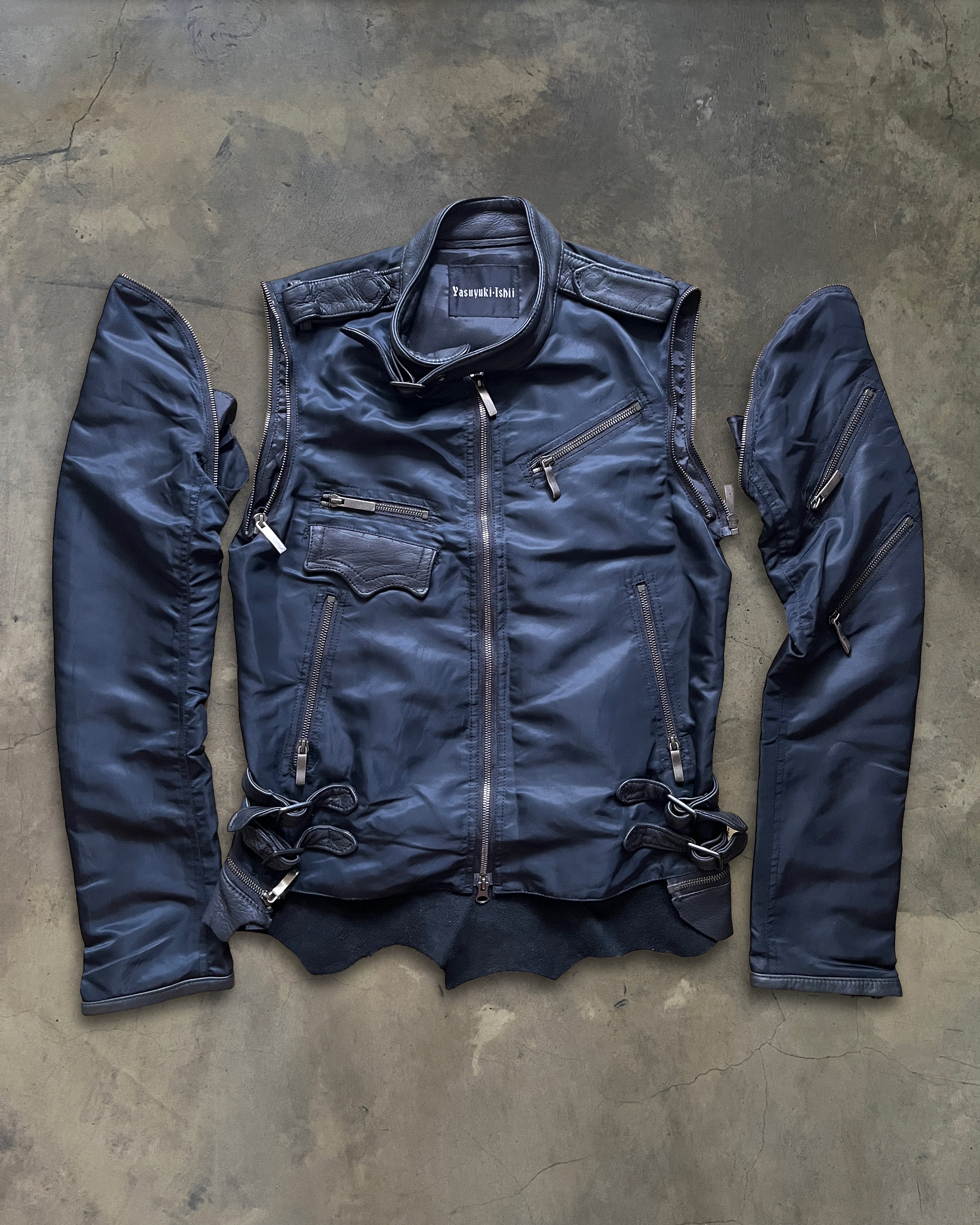 YASUYUKI ISHII SS2007 DEER LEATHER RIDER JACKET – glam archive