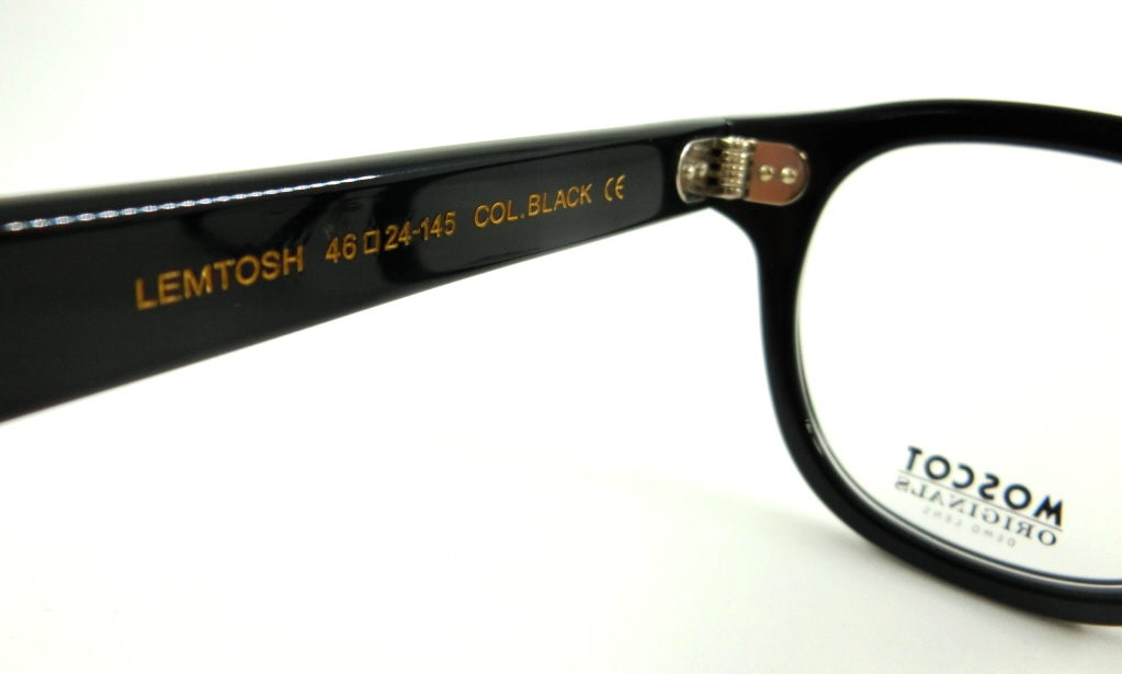 MOSCOT(モスコット) LEMTOSH (レムトッシュ) C-BLACK 46サイズ NP