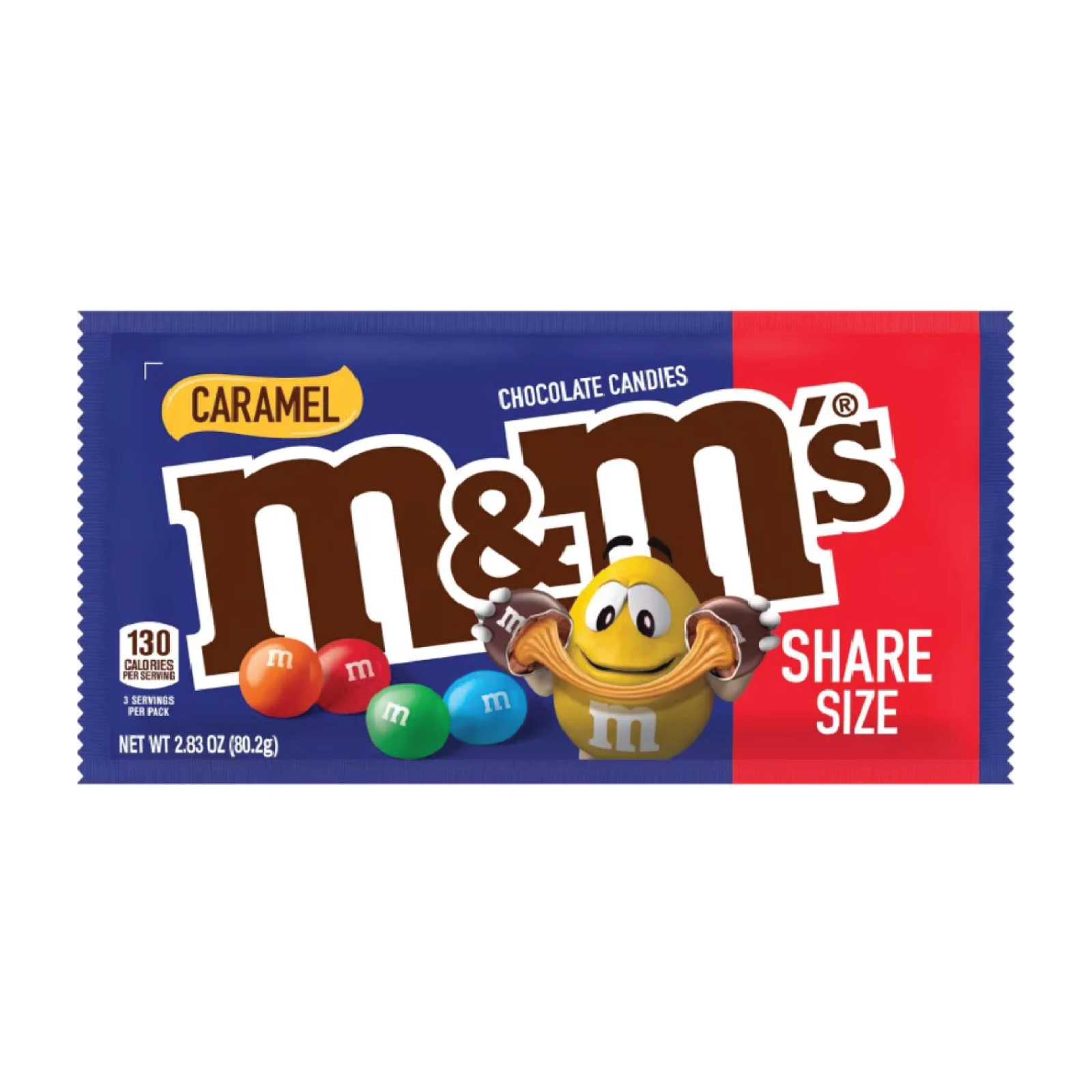 M&M's Caramel Share Size Chocolate Candies - 2.83oz — UPC