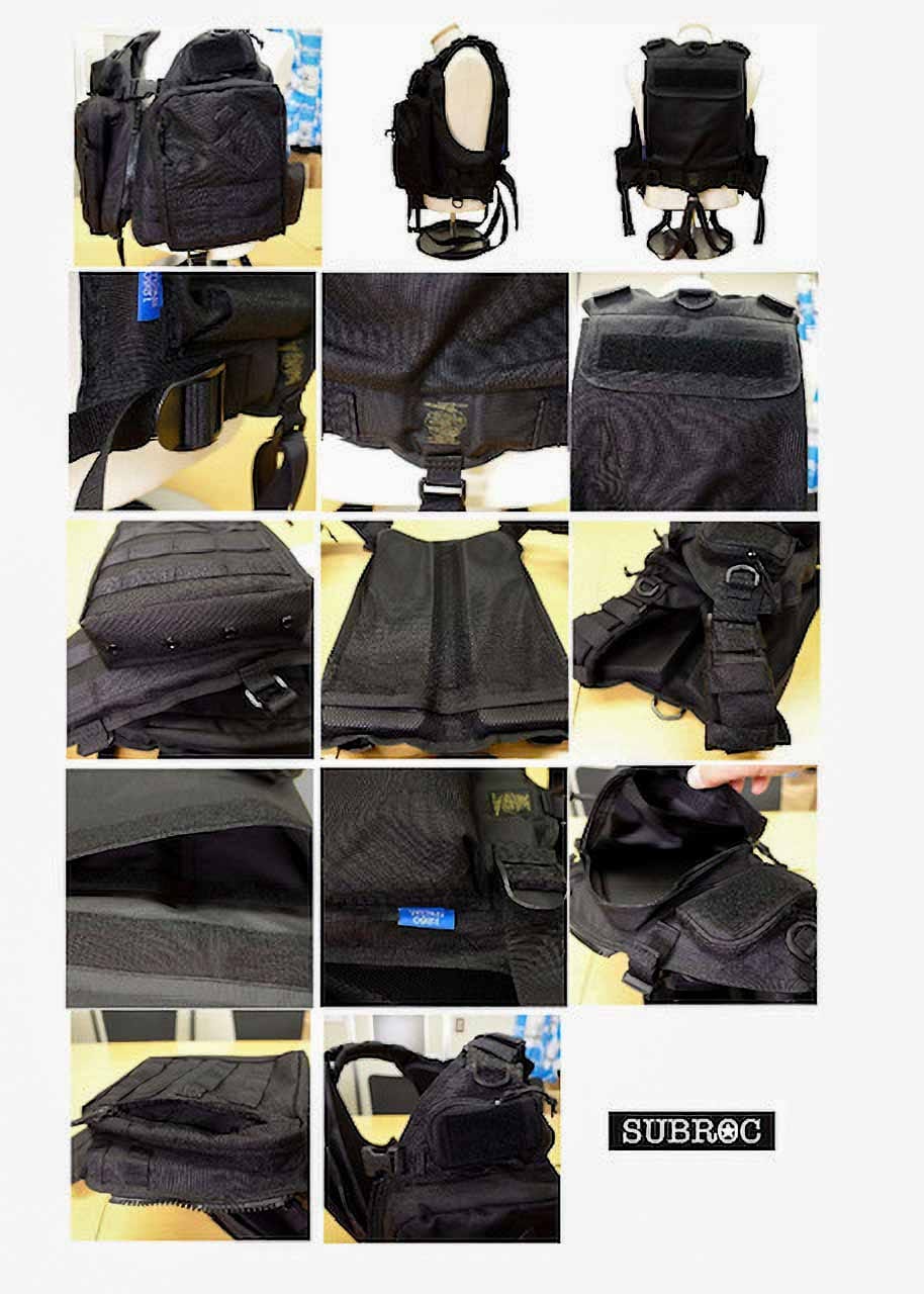 SUBROC V-one VEST “1260D SPECIAL”BLACK（サブロック・ヴィーワン