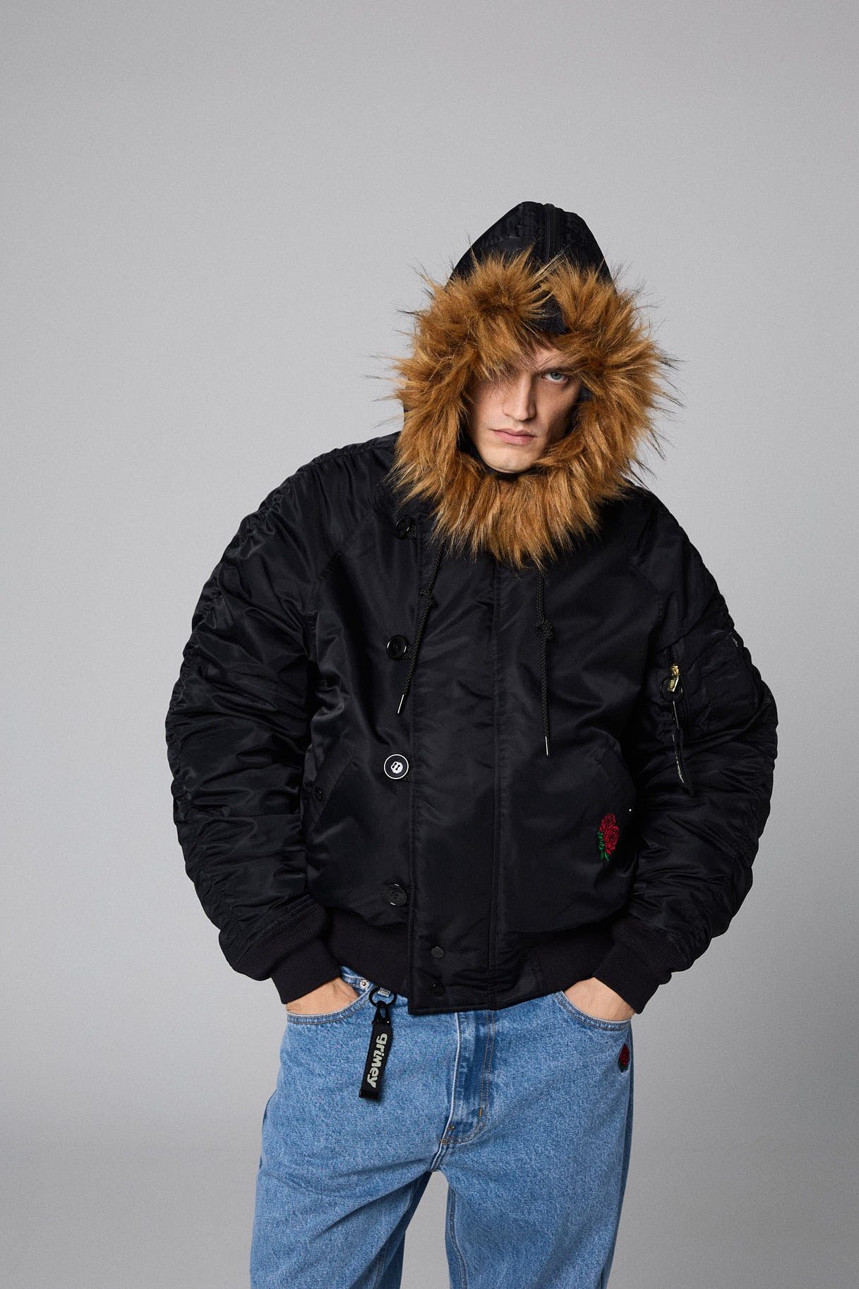 THE PLANET N-2B FLIGHT JACKET BLACK – Grimey Store