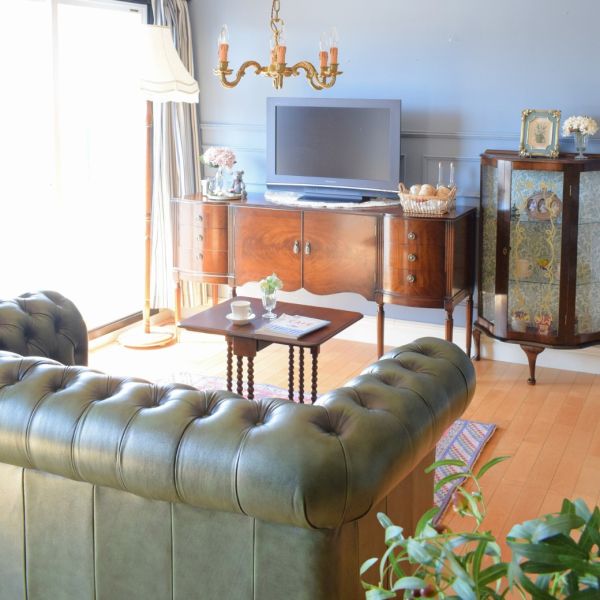 バルーチのおしゃれな幾何学模様の絨毯、ビンテージのトライバルラグ(m