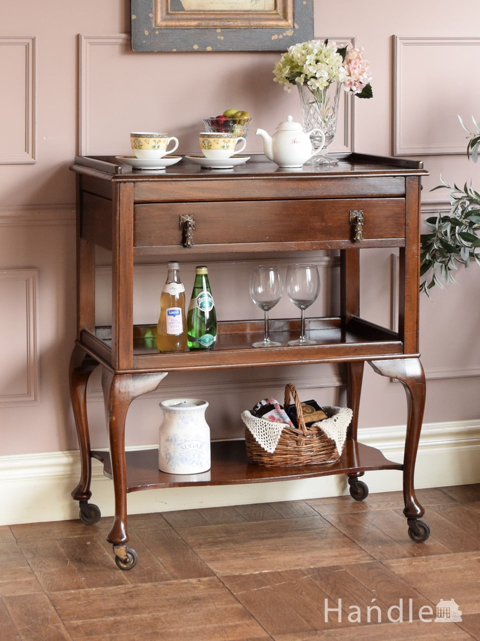 1940年代のアンティーク トロリー （ワゴン）(k-547-f)｜アンティーク家具