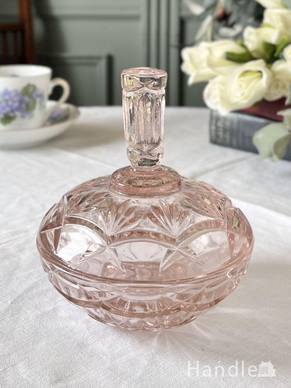 アンティークウェッジウッドのジャスパーウェアのフタ付き小物入れ