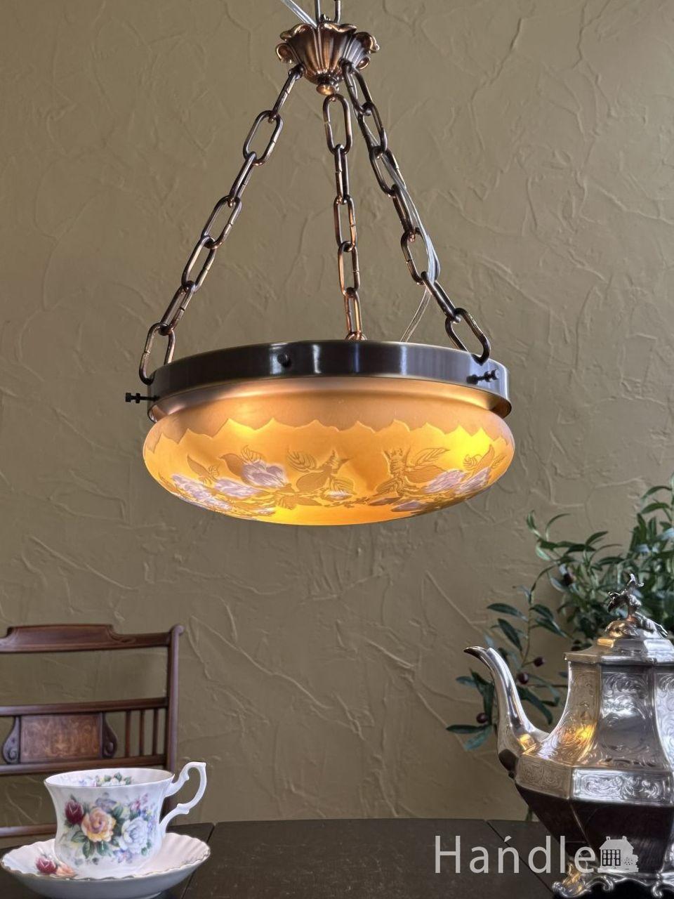 フランス風のアンティーク調シャンデリア(8灯)（E17シャンデリア球付