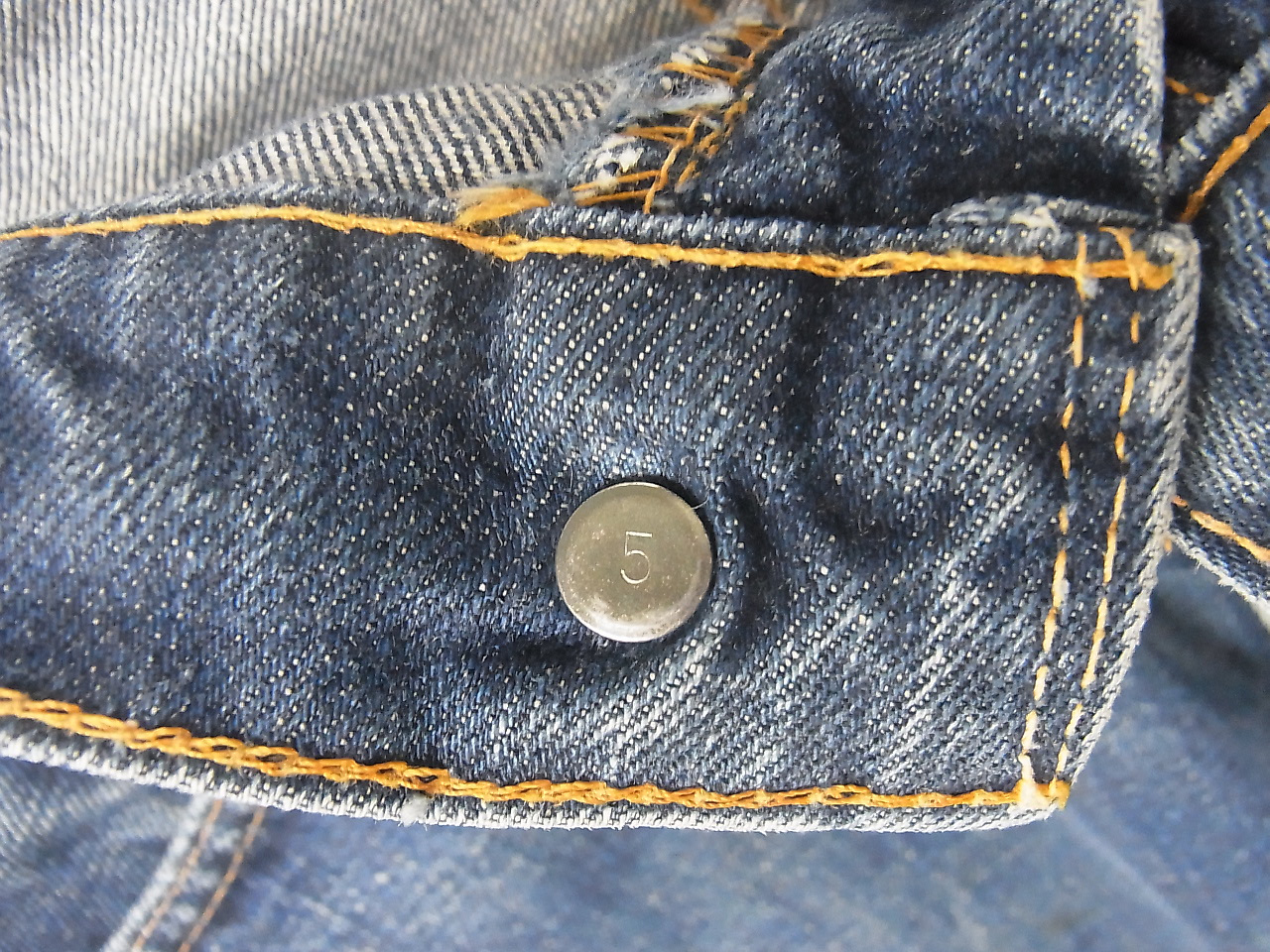 第58回（動画有）リーバイス505 ビッグE 並行ステッチ 耳付き デカ文字