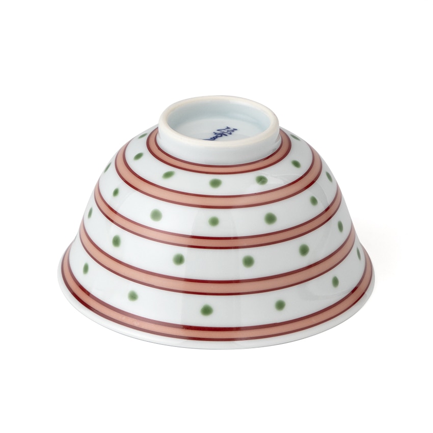 源右衛門窯 赤絵筋丸紋 飯碗: TORIYOSE | HANEDA Shopping 羽田空港