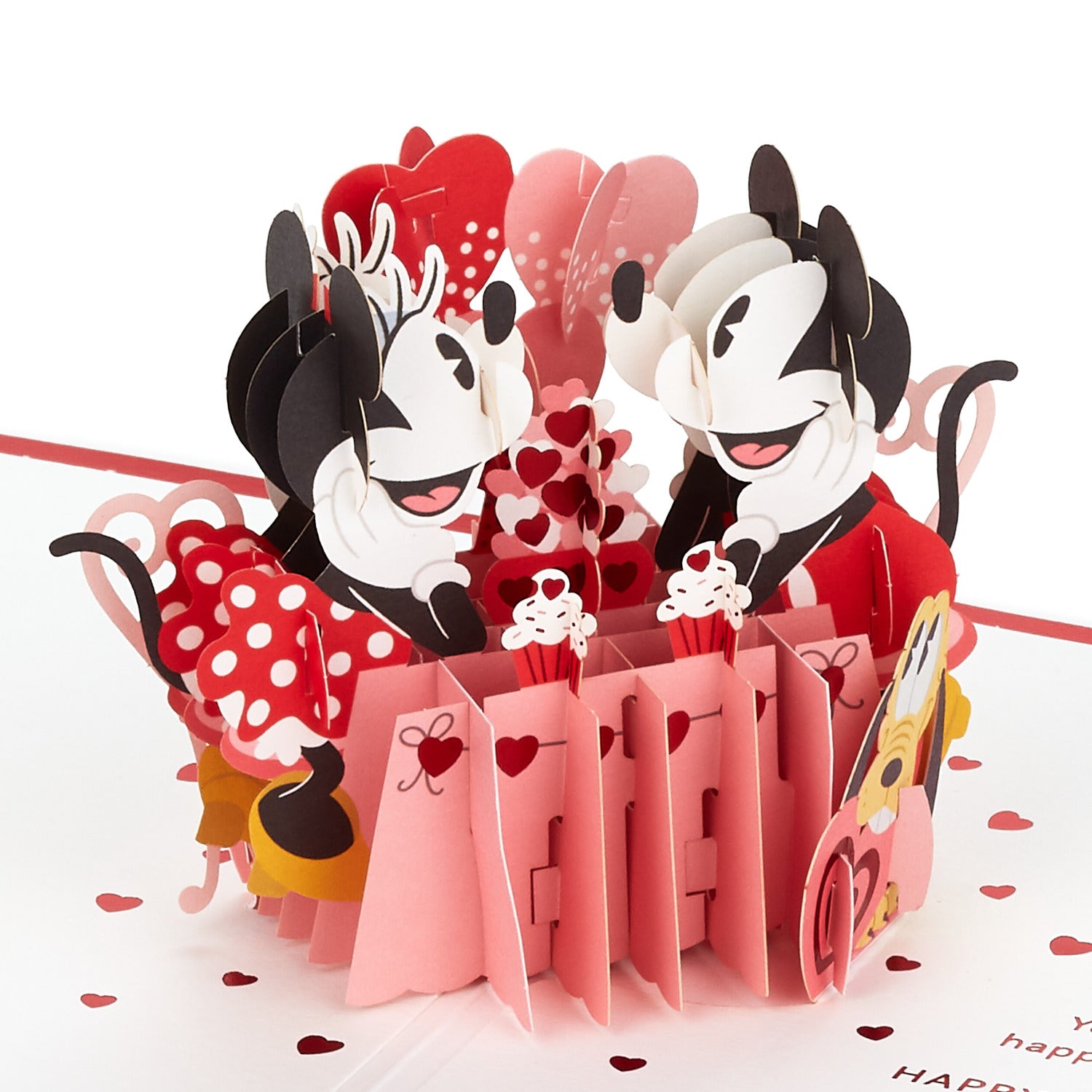 アウトレット】Disney Mickey and Minnie My Valentine 3D Pop-Up card