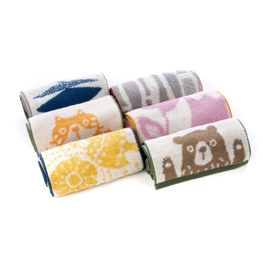 WAKEWAKE ベース フェイスタオル｜今治の老舗タオルメーカー【ハート