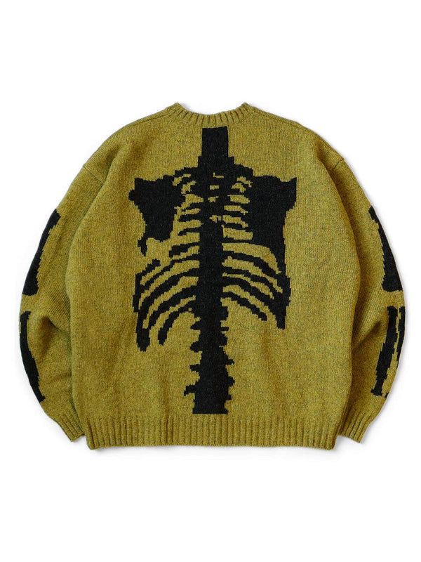 Kapital 5G Wool BONE Crew Sweater – HARUYAMA