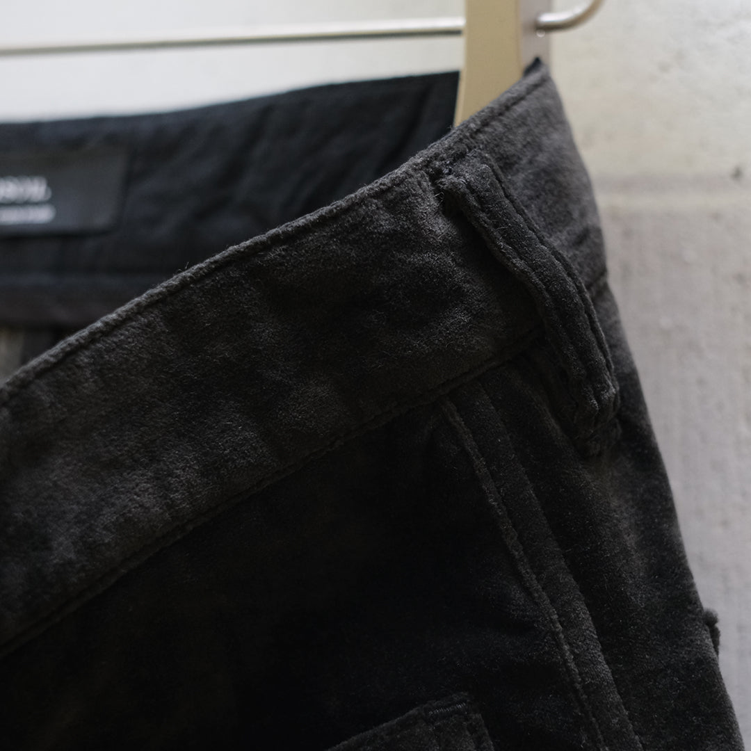 ensou. (エンソウ) - Derby Pants (Sumi-dyed Black) | Harmonia公式