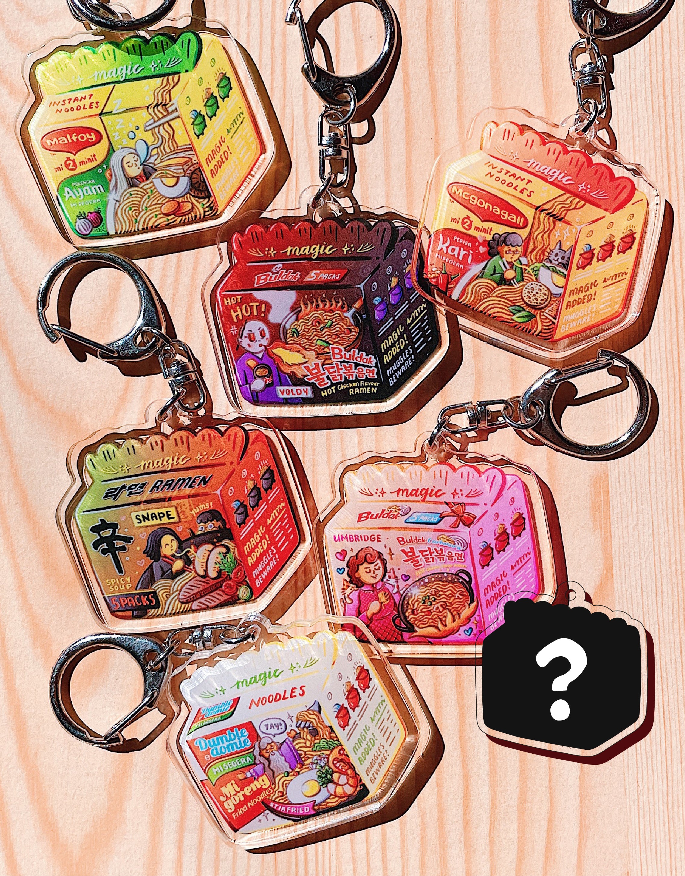 Magic Ramen keychain BLIND BAG – Harris Potteris