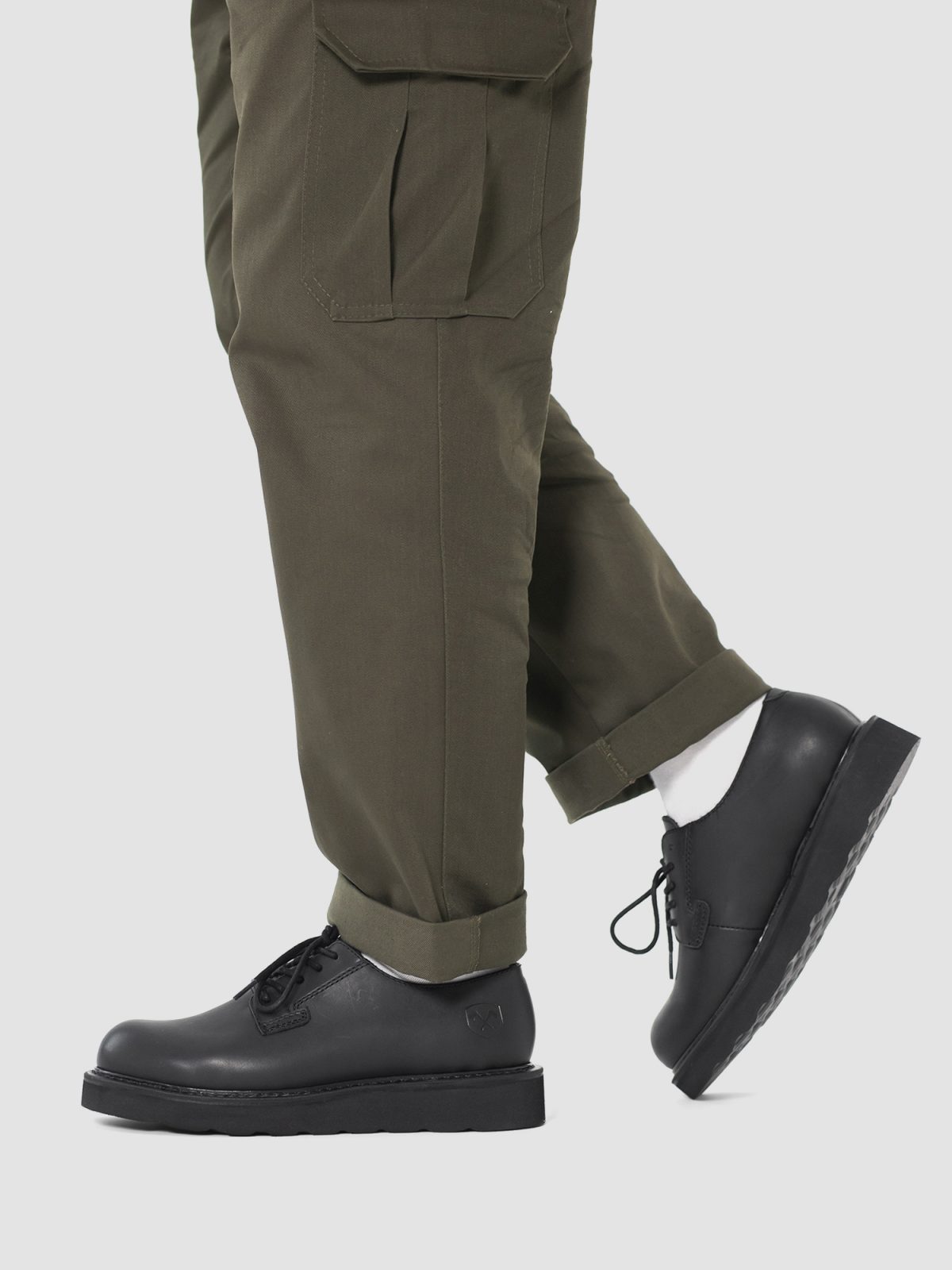 Ботинки муж. Harry Hatchet Oxford mono black - HarryHatchet