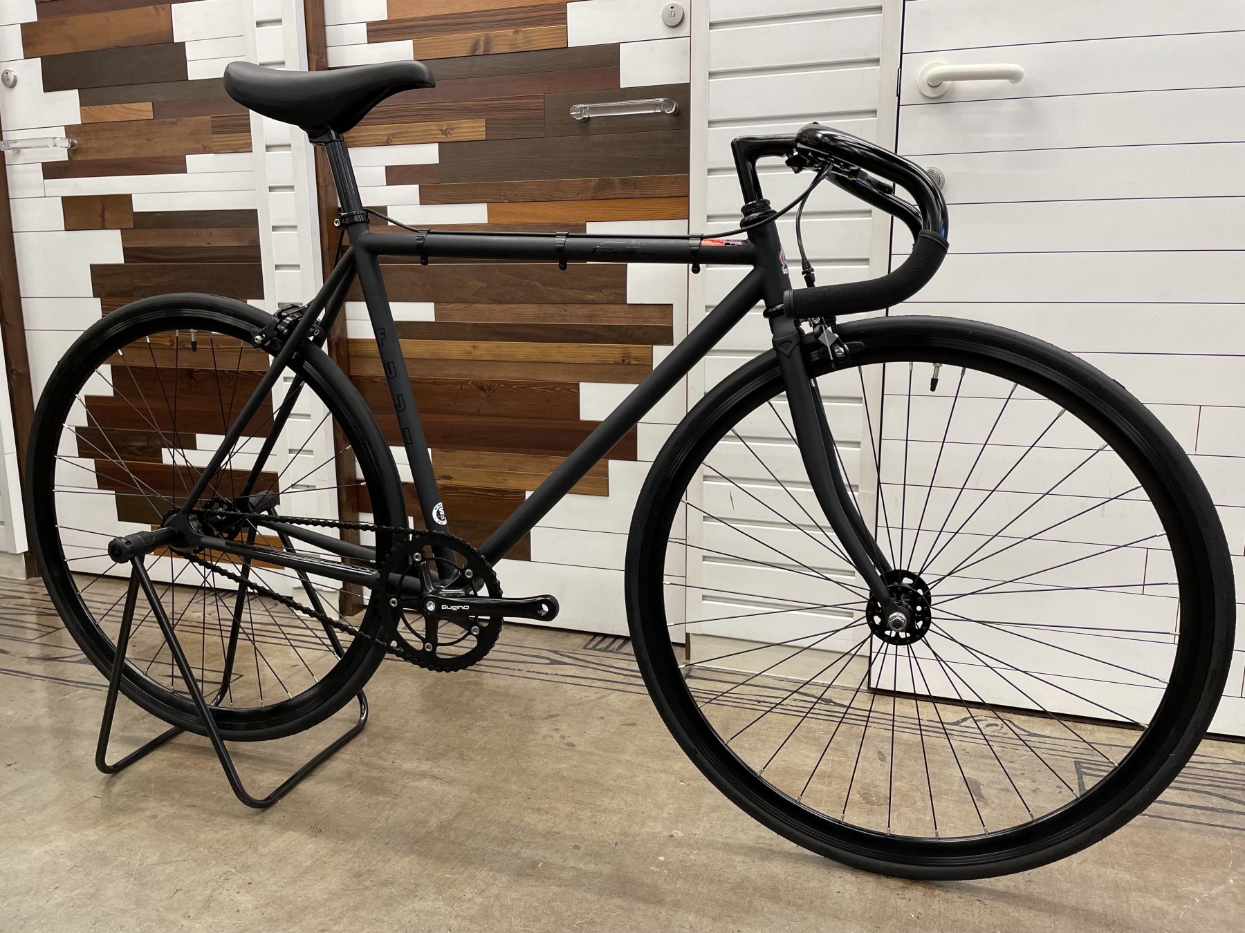 純正パーツ】FUJI FEATHER フロント・リアホイールセット（ブラック