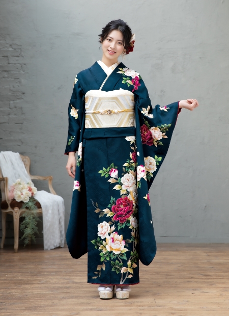 紺/ネイビー/シンプル/エレガント/クール】の成人式振袖人気ランキング