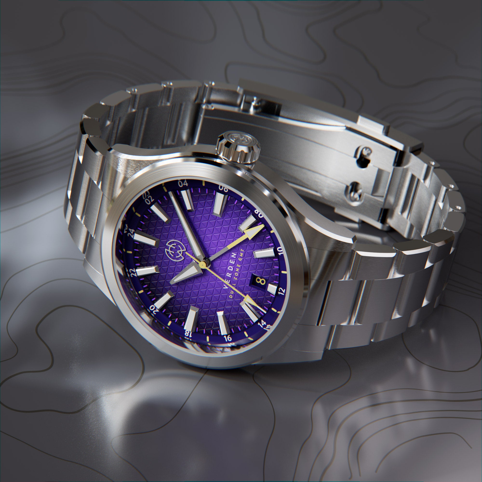 Henry Archer - Verden GMT - Purple Eclipse – Henry Archer Denmark