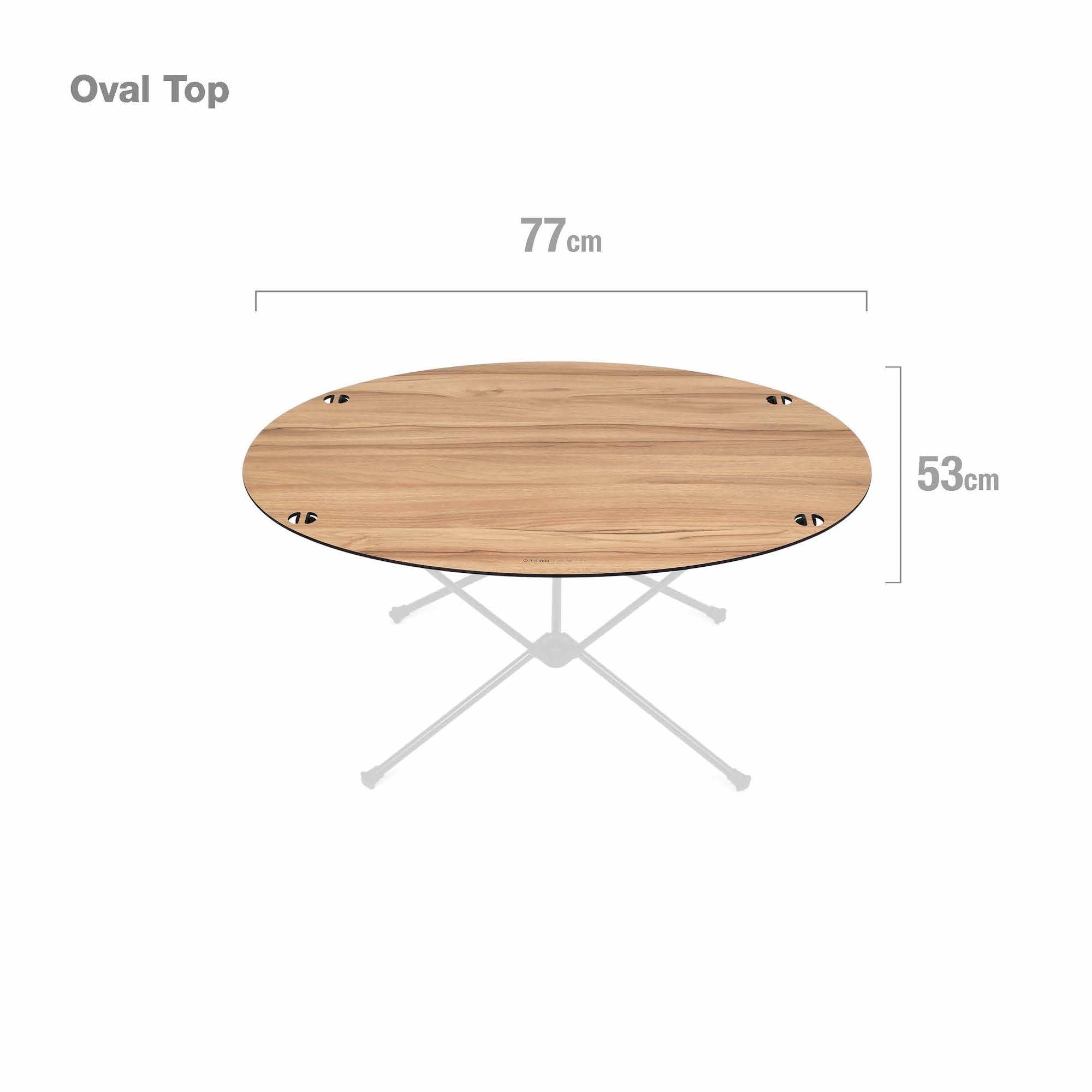 Oval Top - Classic Walnut – Helinox Japan