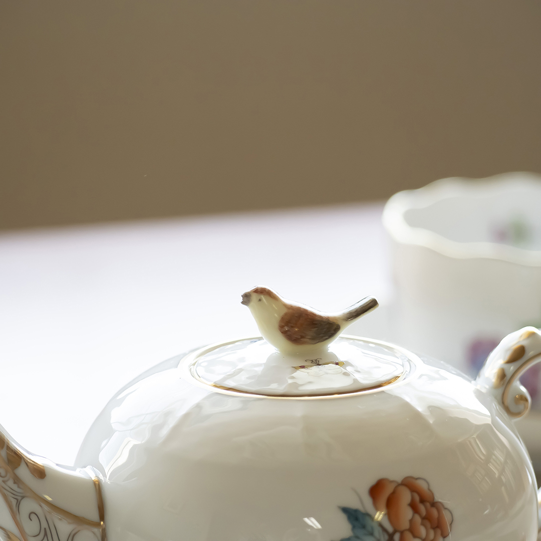 ヴィクトリア・プレーン] ミニティーポットフタ トリ