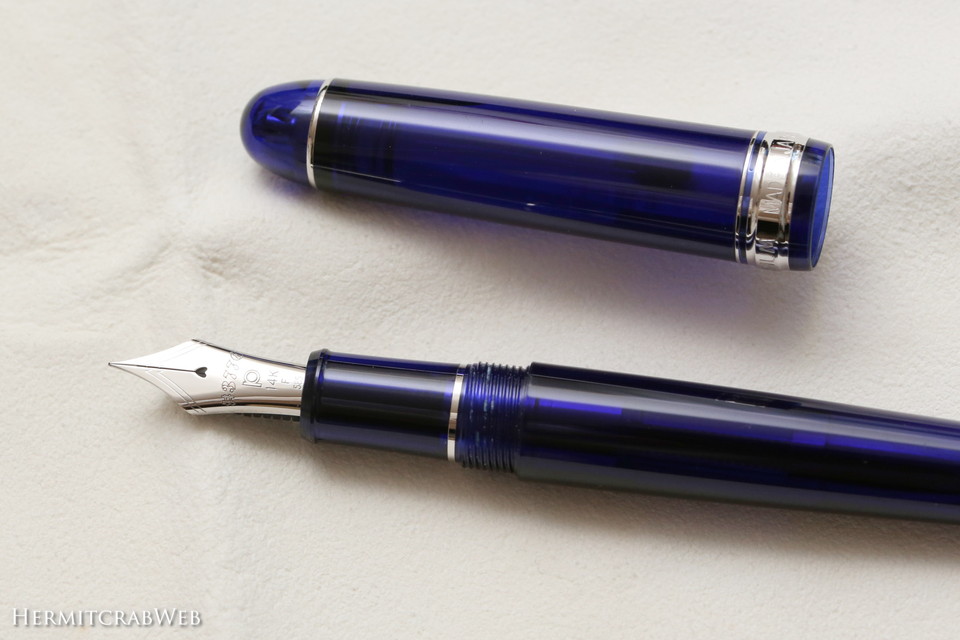 プラチナ万年筆 #3776センチュリー2本目。ブルー＆ロジウム