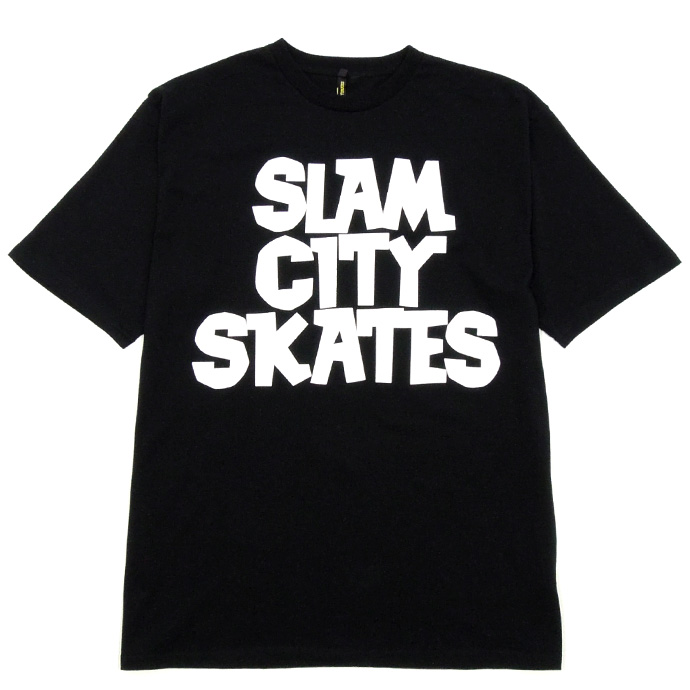Slam City Skate Classic Logo T-Shirt Black | スラムシティスケーツ
